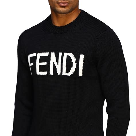 black fendi crewneck|Fendi Crew neck sweaters for Men .